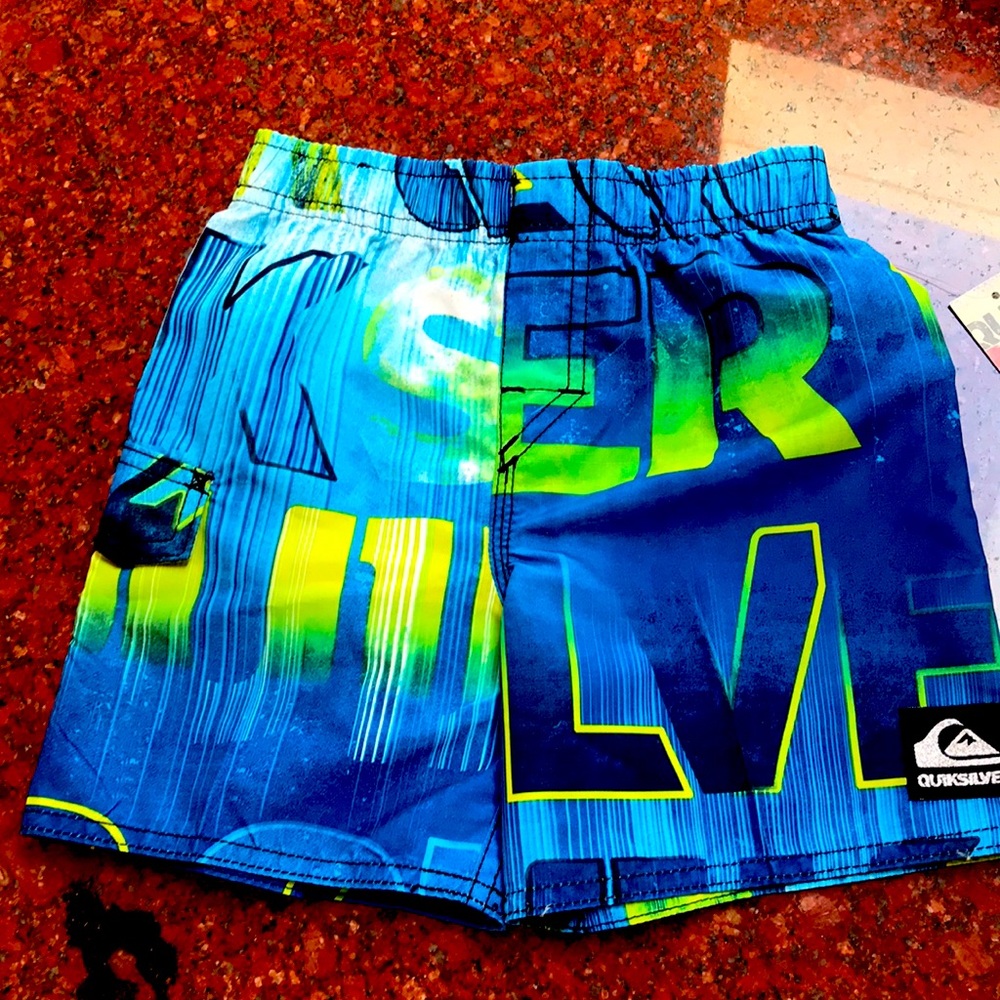 Infant quiksilver board shorts, size 18 months